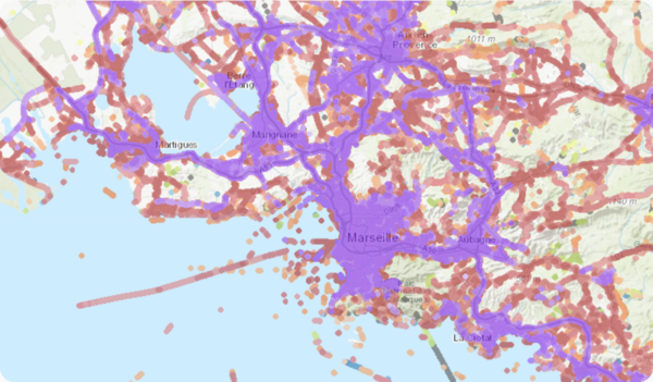 3G / 4G / 5G coverage map, %1$s